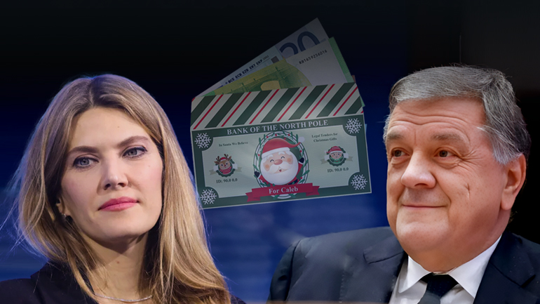 Qatargate: Σε φάκελο με τον Άγιο Βασίλη έδινε τα λεφτά ο Παντσέρι